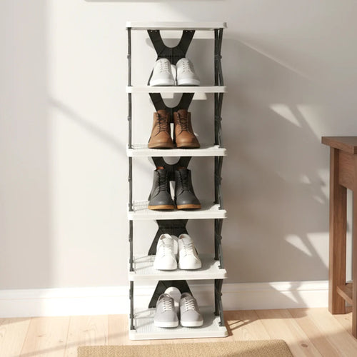 6 Layer Shoe Rack Stand – Space Saving Rectangle Organizer