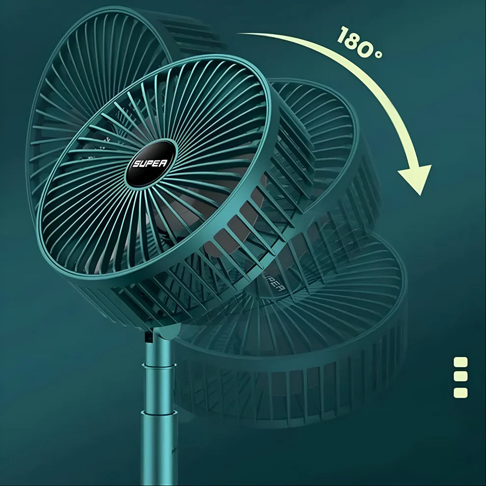 Portable Desktop Fan – Adjustable, Silent, Foldable
