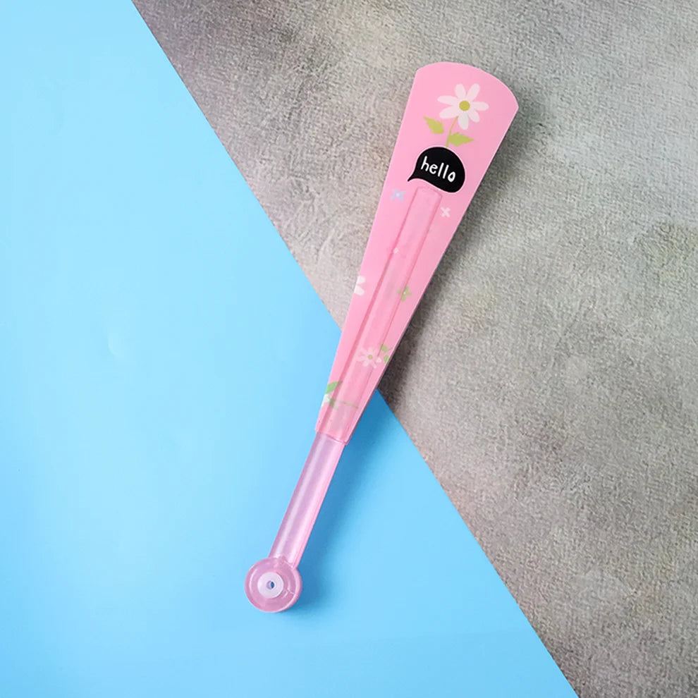 Foldable Hand Fan for Kids Lightweight Safe Manual Cooling Fan
