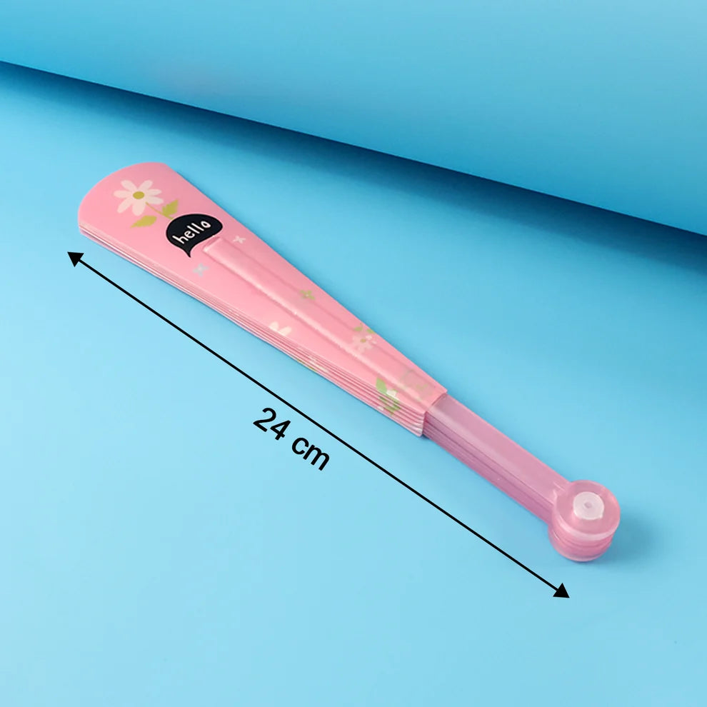 Foldable Hand Fan for Kids Lightweight Safe Manual Cooling Fan