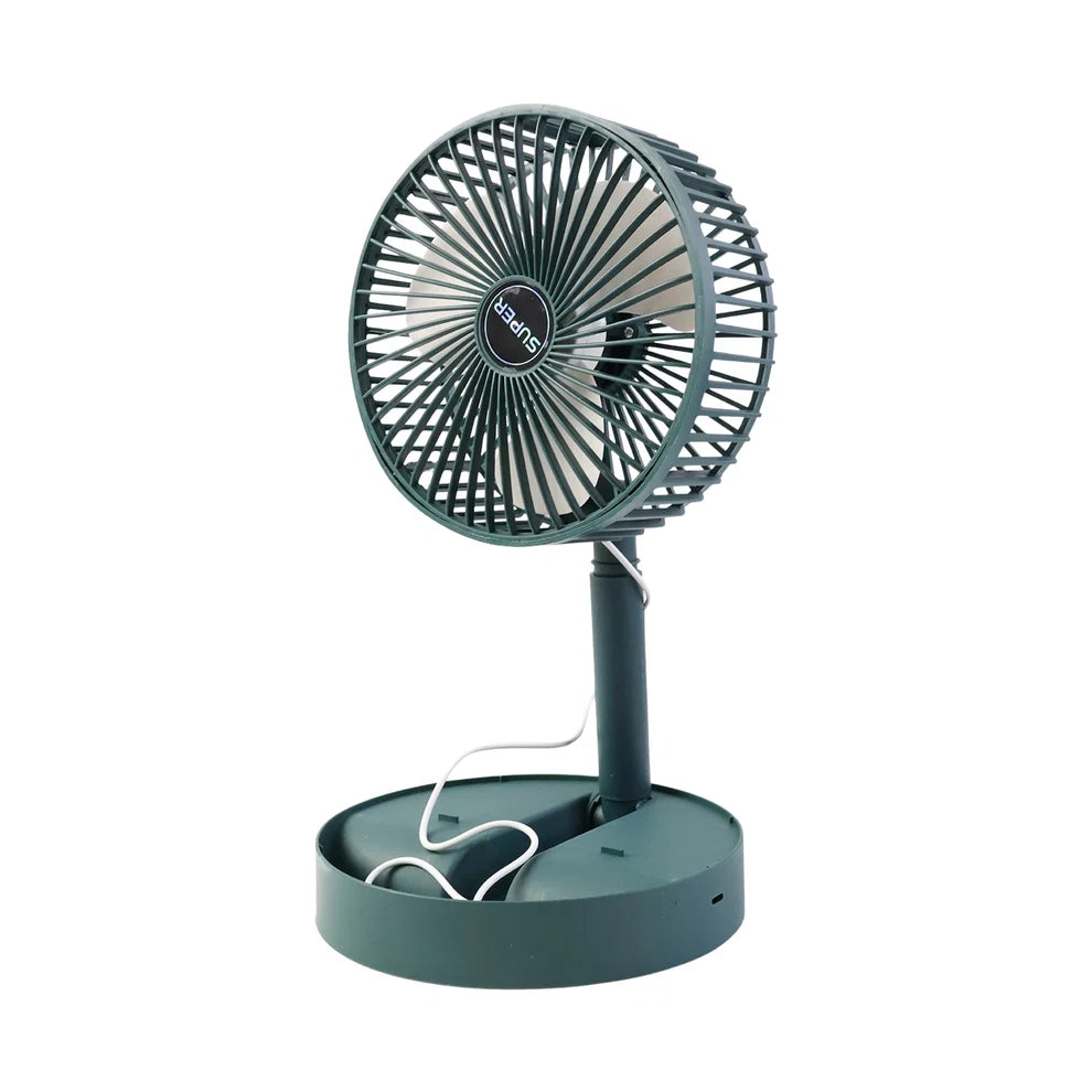 Foldable Mini USB Desk Fan – Adjustable & Quiet Cooling